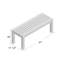 Banc de jardin en teck Burke