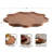 Alezar Round Scalloped Lazy Susan Tray