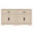 Laziza 63"W Large Modern Farmhouse Large Storage Sideboard Cabinet With Barn Doors & Drawers, Scratch-Resistant Tree Bark Finish-21638420