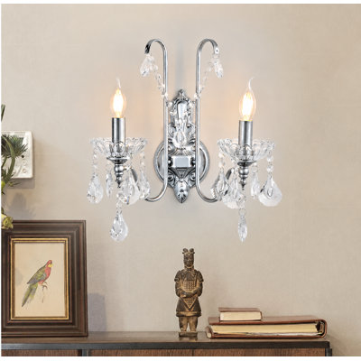 2 - Light Crystal Wall Sconce