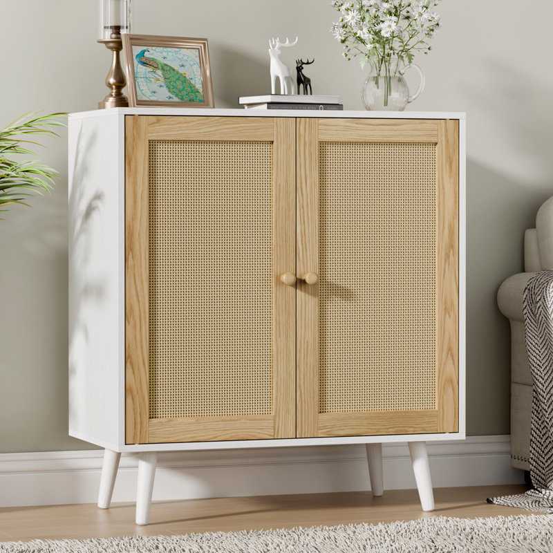 Bay Isle Home ™ Bethli avec 2 portes, console de buffet en bois avec tablettes pour le salon / le couloir / la cuisine