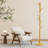 Freestanding Bamboo Coat Rack With 8 Hooks For Entryway Tree Style Sturdy Coat Rack Stand Space-Saving Coat Hanger Stand For Entryway, Bedroom, Office, Narrow Place, White-1264304533