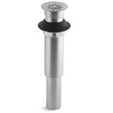 Decorative 1.25" Grid Bathroom Sink Drain Without Overflow