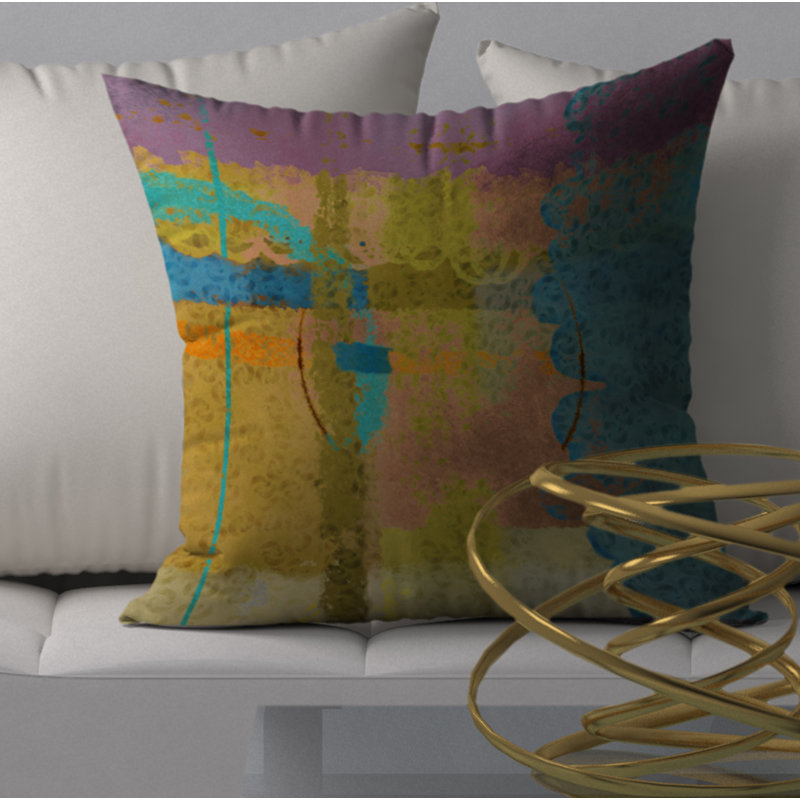 O.K. Housse et insert de coussin carré Accord, 24" X 24"
