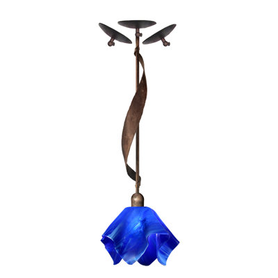 Sapin Handcrafted Glass 1-Light Pendant