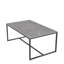 Marble Coffee Table Rectangle Sintered Stone Top Side End Table With Metal Frame-1585449196