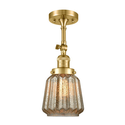 Vinson Glass Semi Flush Mount