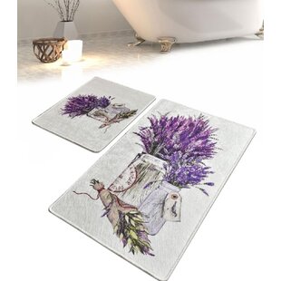 Wayfair  Purple Bath Rugs & Mats You'll Love in 2024