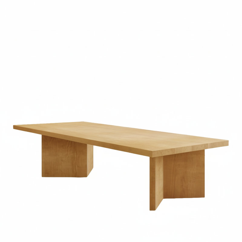 Table de salle à manger Modern, 29.53"H x 86.61"L x 35.43"W