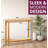 Isys 90cm Solid Wood Console Table