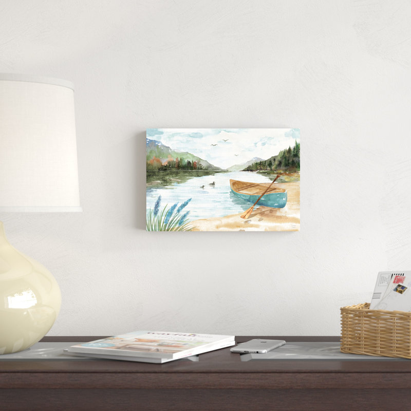 Lake Love I, H 8 po x l 12 po, Blanc, Impression encadrée sans passe-partout