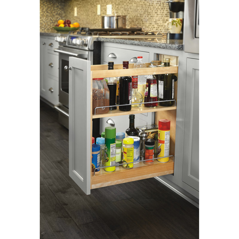 Rev-A-Shelf Pullout Kitchen Cabinet Organizer Soft-close , 6" W