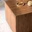 Ensemble de 2 tables basses gigognes en noyer-131180836-131180837