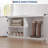 3‑In‑1 Entryway Hall Tree with Bench & Shoe Storage, Multifunctional Coat Rack Organizer for Mudroom, White