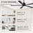 Ilze 52'' 5-Blade DC Motor Indoor/Covered Outdoor Lightless Ceiling Fan with Remote Control-945044474