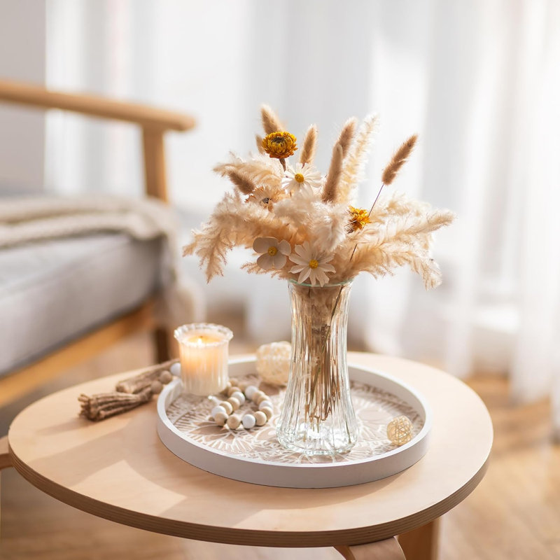 Plateau décoratif décoratif de style campagnard et mandala boho