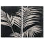 Art mural minimaliste noir sur feuille de palmier noir, impression neutre sur toile encadrée, 2 pièces-119463621-92285553-92285558