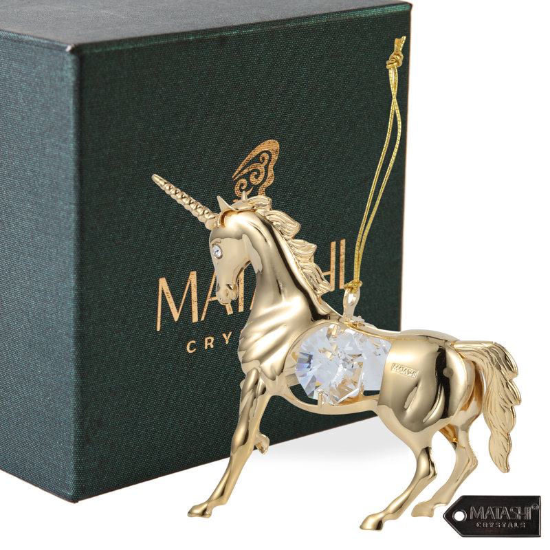 Figurine décorative à pendre licorne