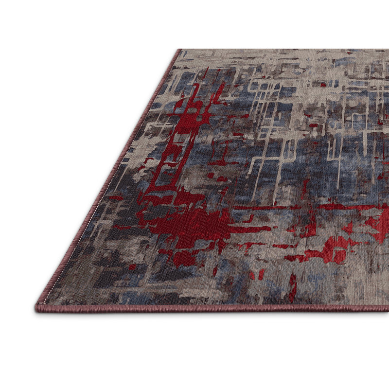 Tapis brun lavable à la machine, Rectangle 8 pi x 12 pi