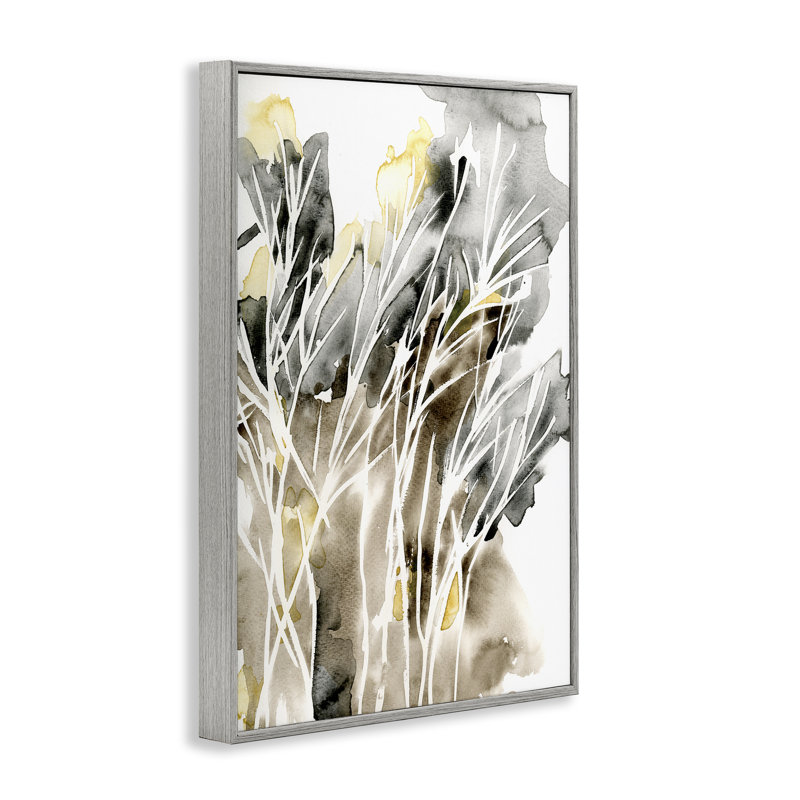  White Strands Watercolor Black Framed Giclee Art by Regina Moore, H 24 po x l 16 po, Estampe numérique Farmhouse