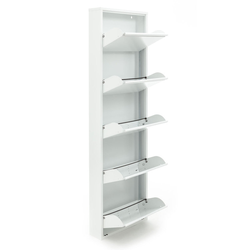 15 Pair Flip Down Shoe Storage