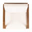 Ensemble de 2 chaises de patio en bois d'acacia pour jardin de patio-1035987461