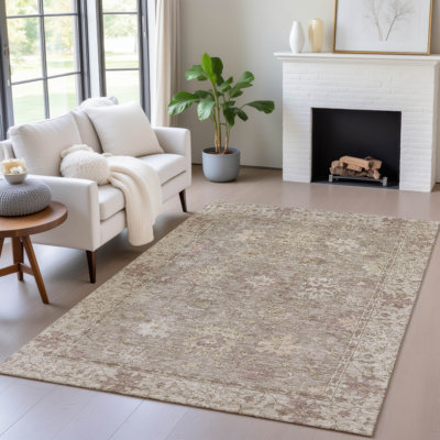 Tapis kaki Xhevrie intérieur / extérieur lavable à la machine
