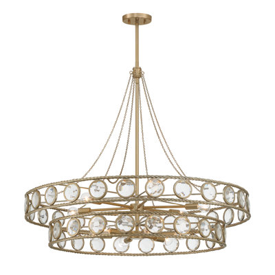 Cologne 12-Light Pendant in Opulent Gold