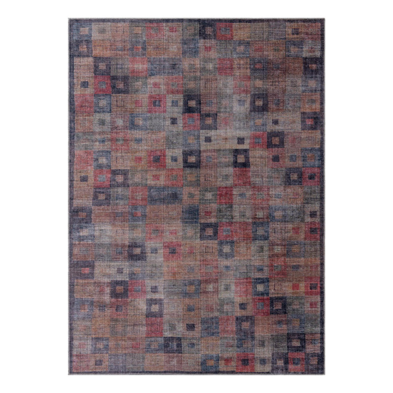 Sisu Checkered Indoor Rug, Rectangle 3'11" x 6'