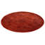 Tapis orange noué à la main de conception unique Chimel