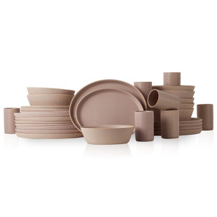Stone by Mercer Project Katachi 32-Piece Dinnerware Set Stoneware