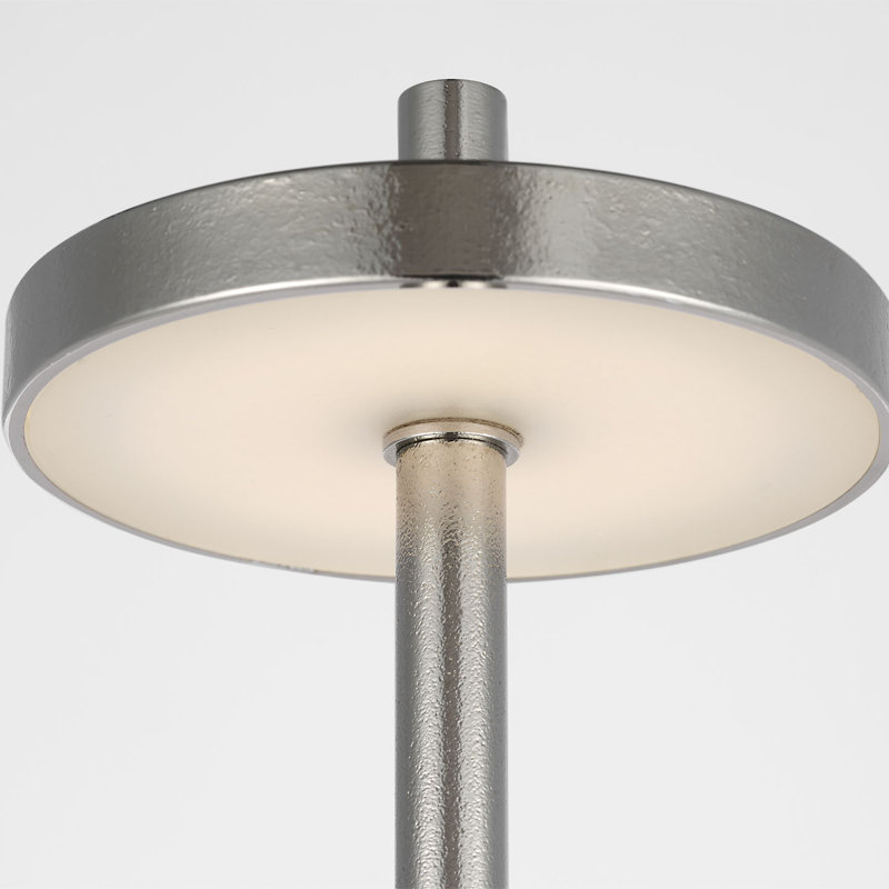 Kelly Wearstler Sene 50" Rechargeable Floor Lamp, Museum Nickel