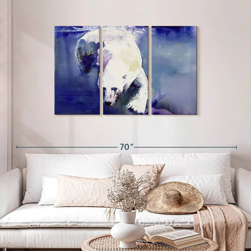 Brampt Underwater Bear, 28" H x 45" W
