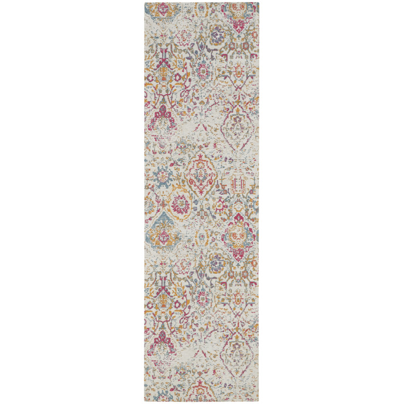 Tapis ivoire Gwenn, Tapis de couloir 2 pi 3 po x 7 pi 6 po