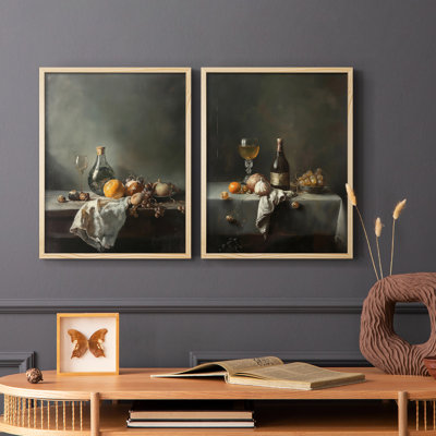 Série FLORAL DCCxx - reproduction encadrée de qualité supérieure - prête à être accrochée - aucun clou requis - aucun clou requis