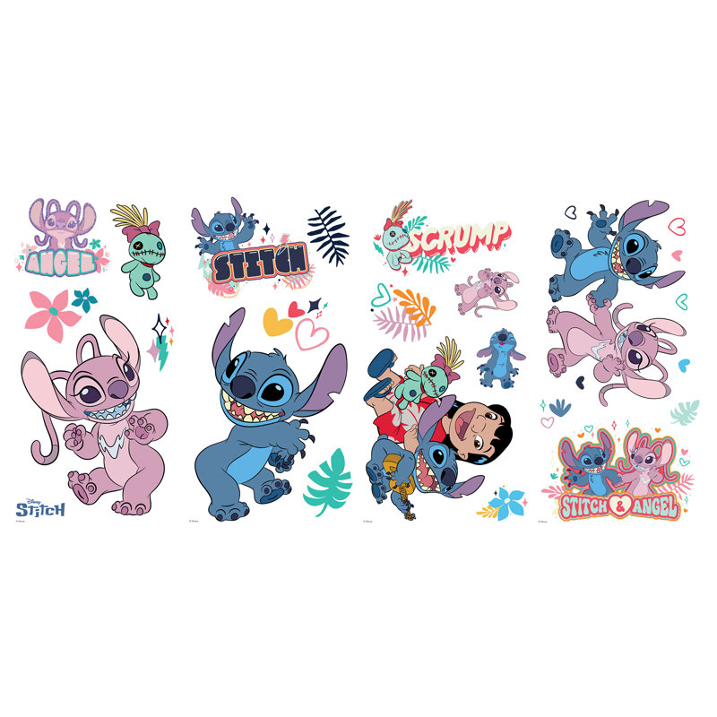 Disney Stitch and Angel Wall Decals