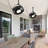 19.7" Outdoor Waterproof Caged Ceiling Fan with Light Kit and Remote Control