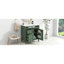 Meuble-lavabo de salle de bain avec lavabo supérieur / armoire de rangement de salle de bain moderne avec 2 tiroirs et meuble-lavabo simple-113435616