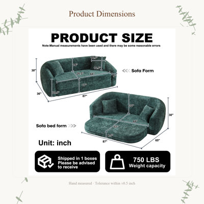 Canapé inclinable convertible peu encombrant avec siège confortable