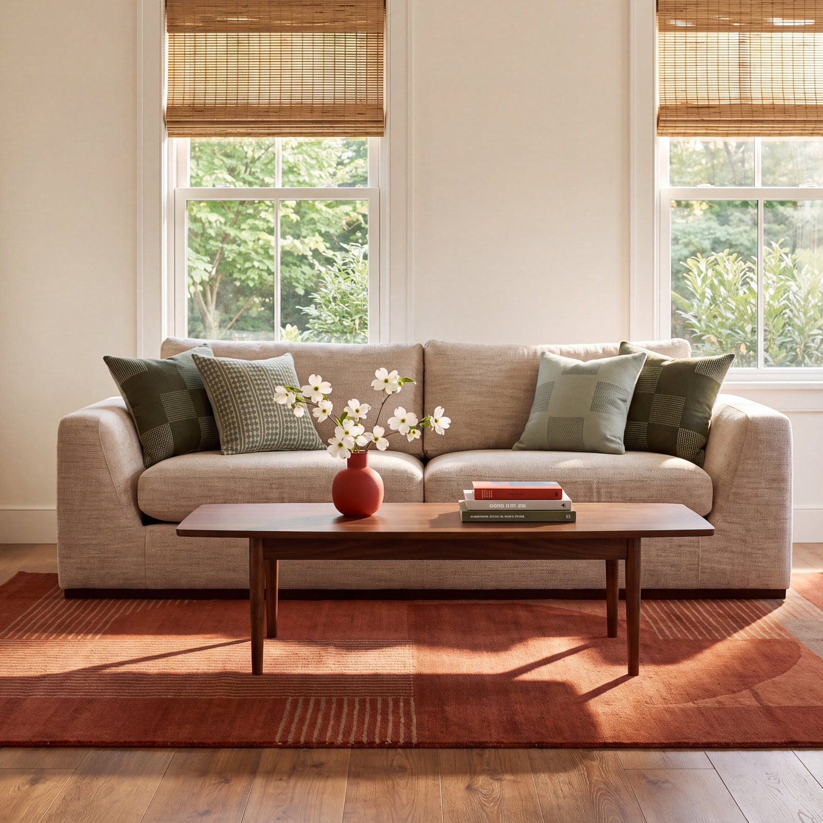Berger 98'' Upholstered Sofa, Canon Dove
