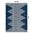 Geometric Navy/Blue Indoor/Outdoor High-Low Area Rug-515871119