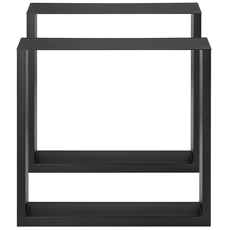 Pied de table en acier Abshir, H 28 po x l 24 po x P 3,1 po