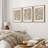 Simple Rustic Botanical Floral Vintage Wildflower Pictures Framed On Canvas 3 Pieces Print Wall Art-91874992-91874993