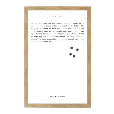 Magnetic Fabric Corkboard / Bulletin Board