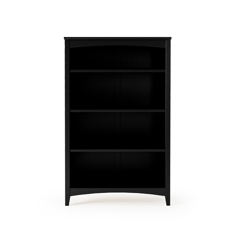 Bibliothèque Colton, (4 tablettes) H 48 po x l 30 po x P 13 po, Noir