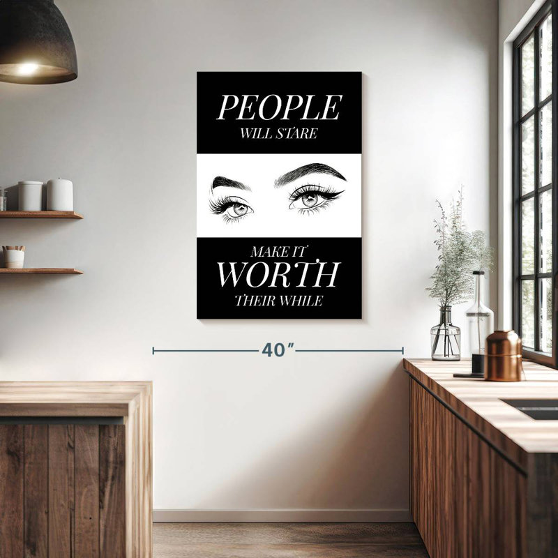 «Tergel People Will Stare», H 39 po x l 26 po