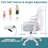 Adjustable Height Kids Desk Chair With Sit-locking Casters, Study Computer Chair With Armrest-273426945