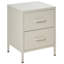 43cm W Steel Bedside Table-188716485