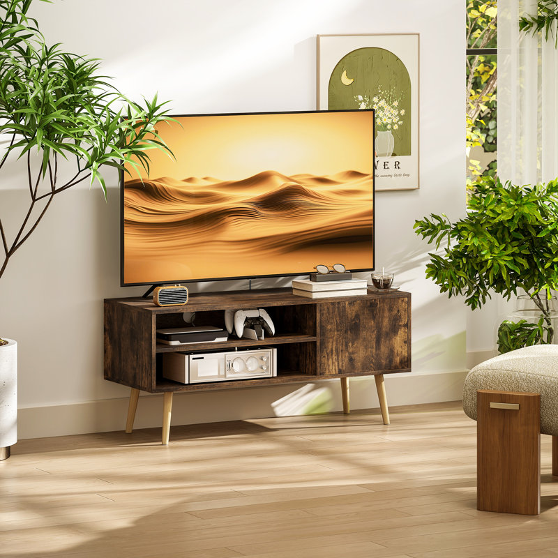 TV Stand for TVs up to 55", Brown
