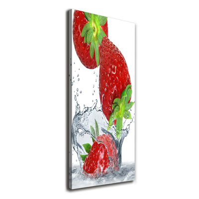 Strawberries - Wrapped Canvas Print